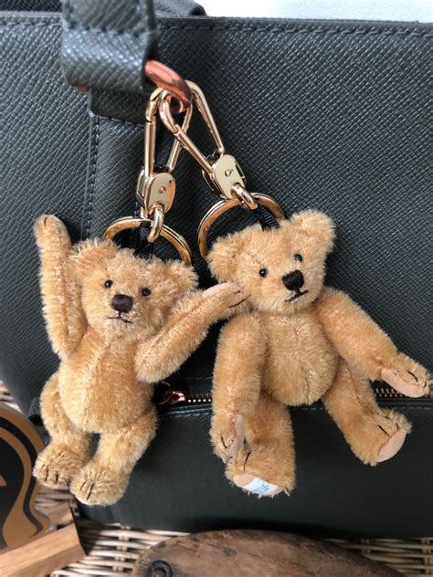 burberry keychain wallet|burberry teddy bear keychain.